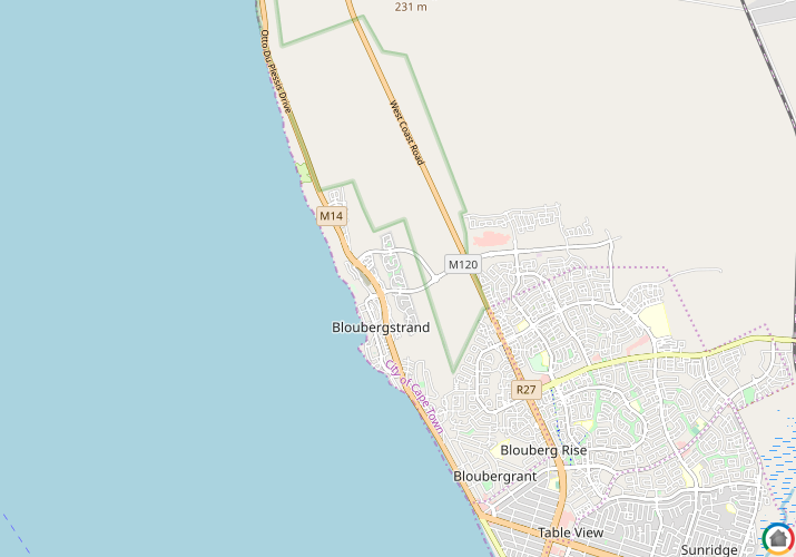 Map location of Sandown Estate